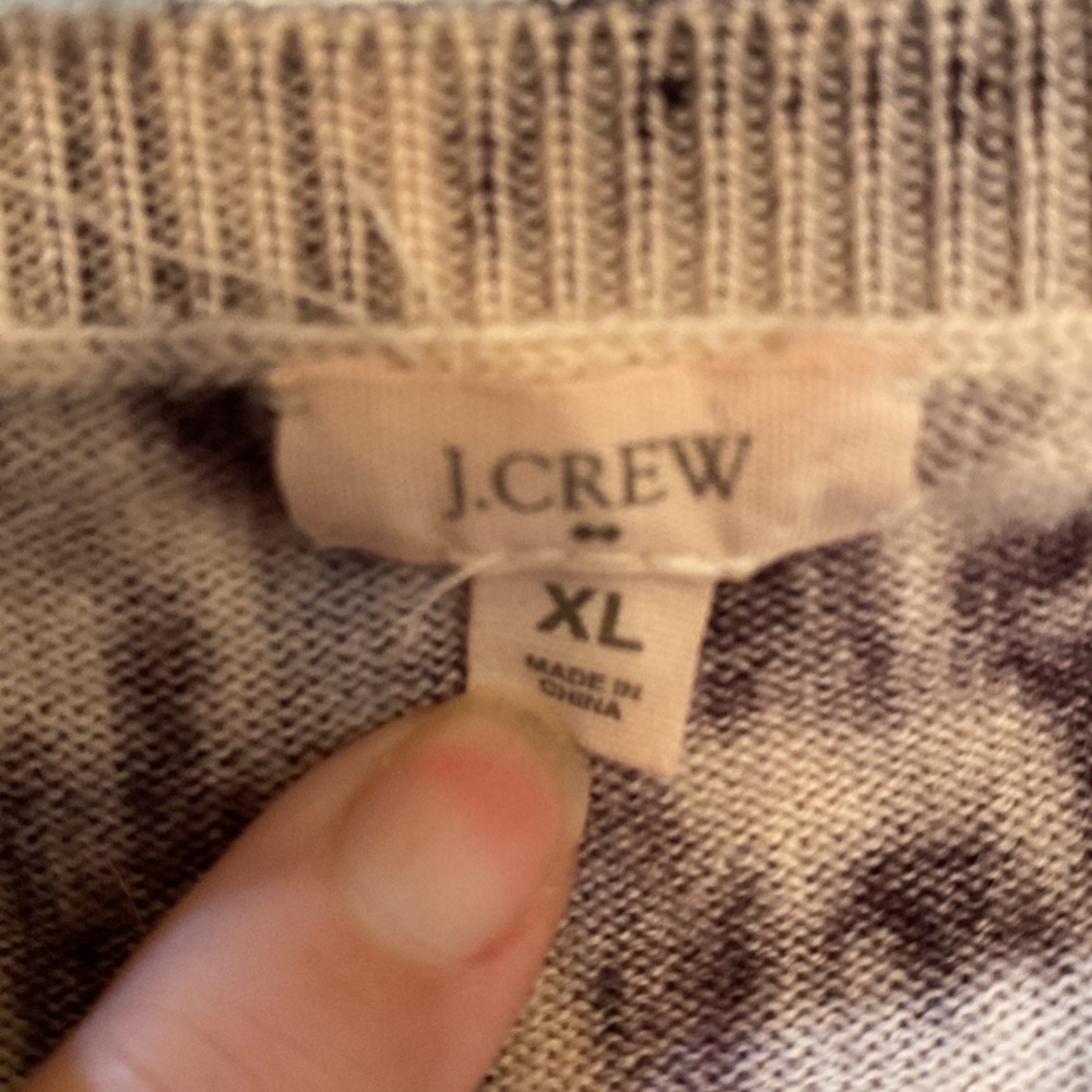 Womens Size XL J. Crew Button Up Cardigan Sweater - Picture 2 of 6